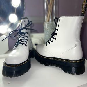 White Dr. martens